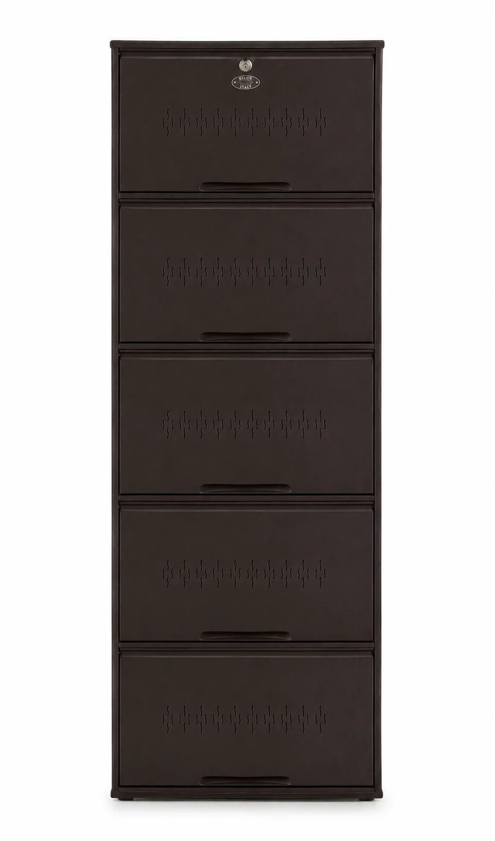 5 DOOR Shoe Rack (15 Pairs) in Coffee Brown view 1